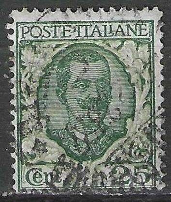 Italie 1925/1927 - Yvert 180 - Victor Emmanuel III (ST), Envoi, Affranchi
