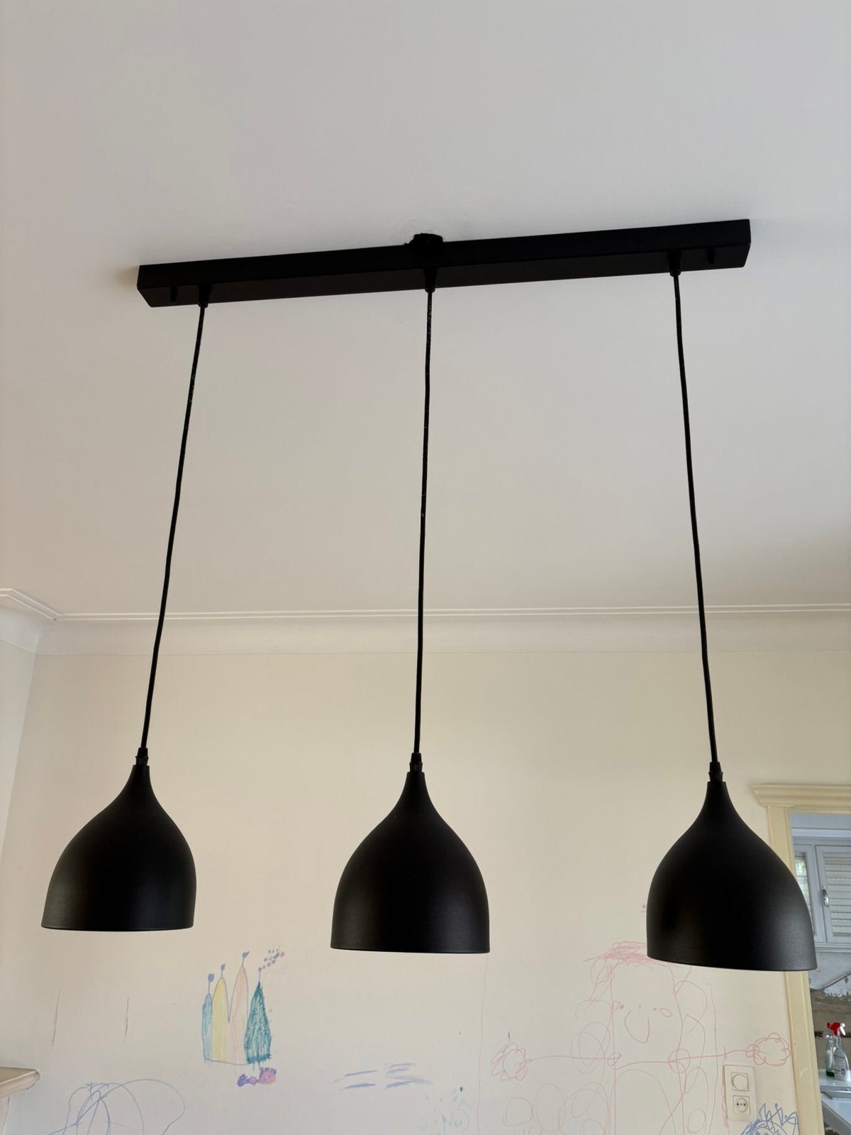 Luster zwart, Maison & Meubles, Enlèvement, Utilisé