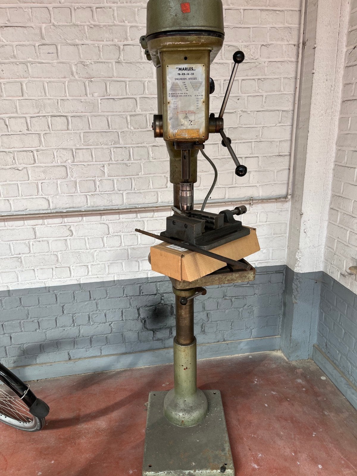 kolomboormachine, Enlèvement, Foreuse sur colonne