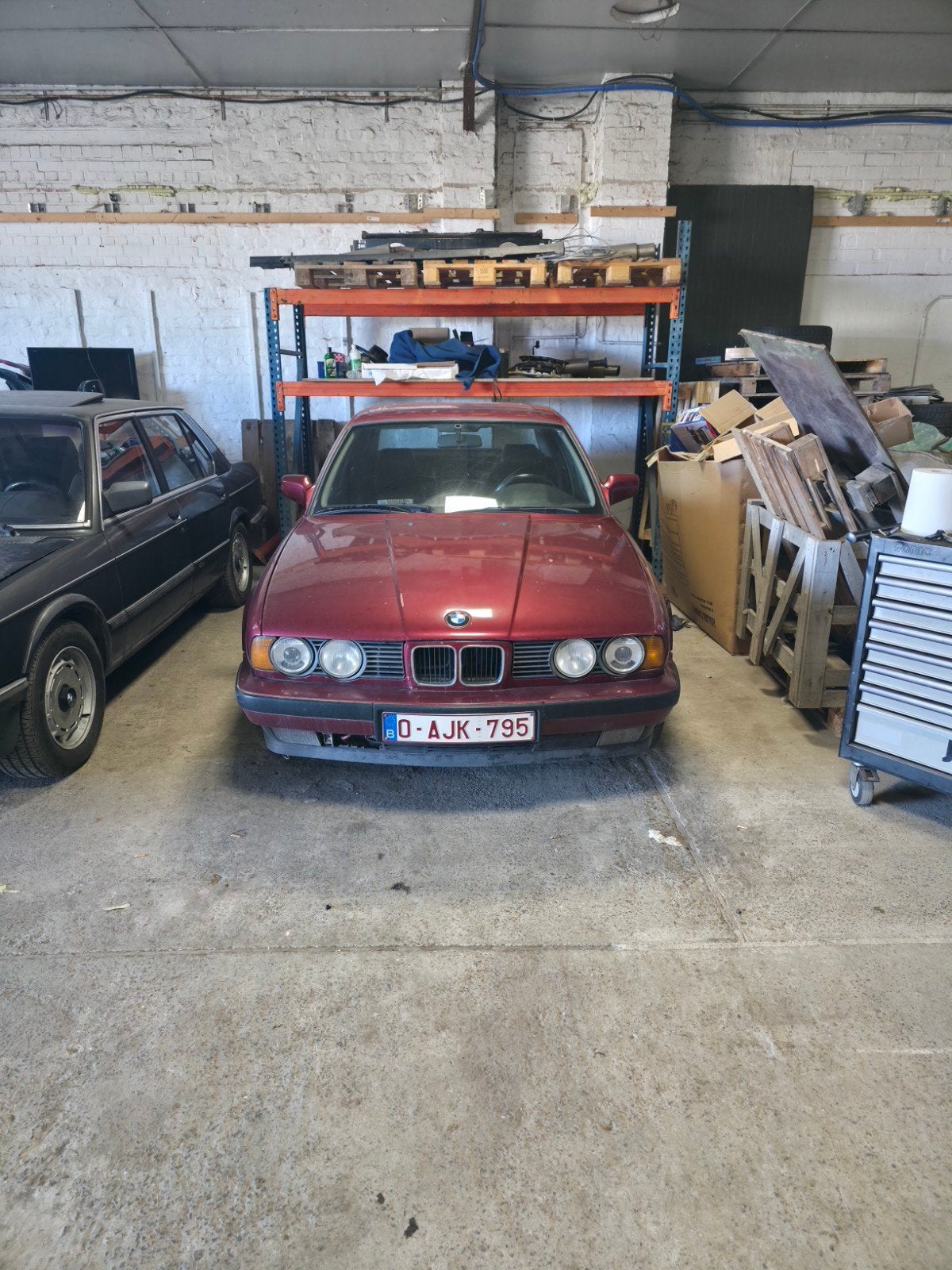 BMW E34 535I, Autos, Rouge, Noir, 5 portes, 6 cylindres