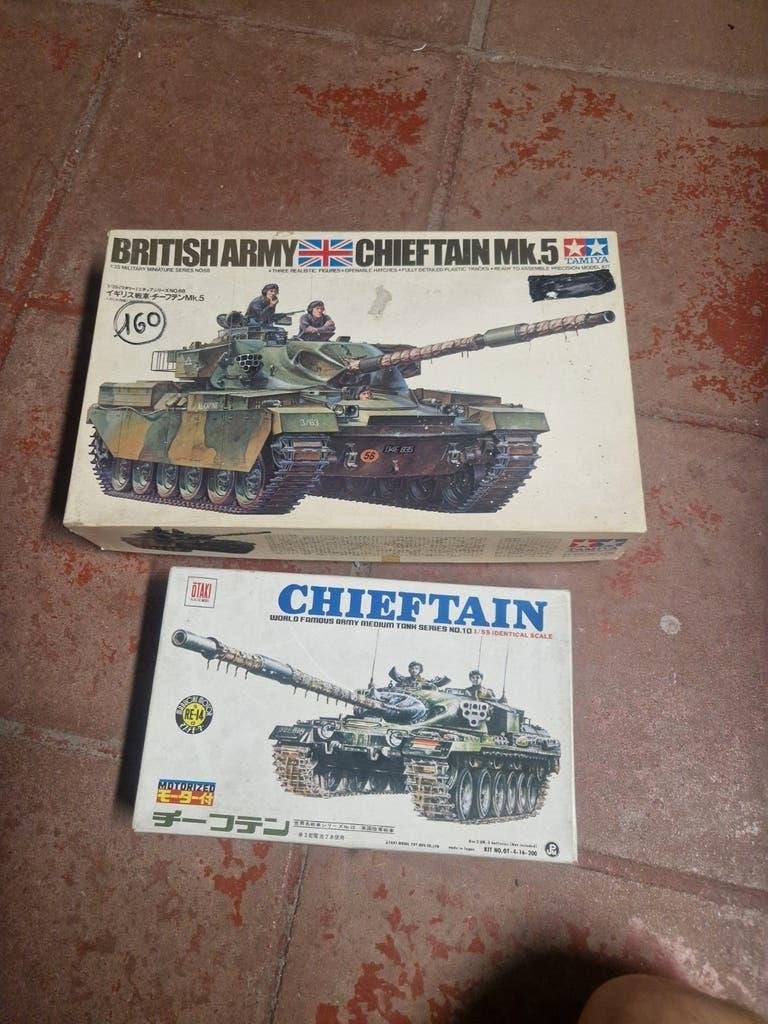 modelbouw tank Chieftan Tamiya en Otak, Hobby en Vrije tijd, Ophalen of Verzenden, Nieuw, Tank, Tamiya