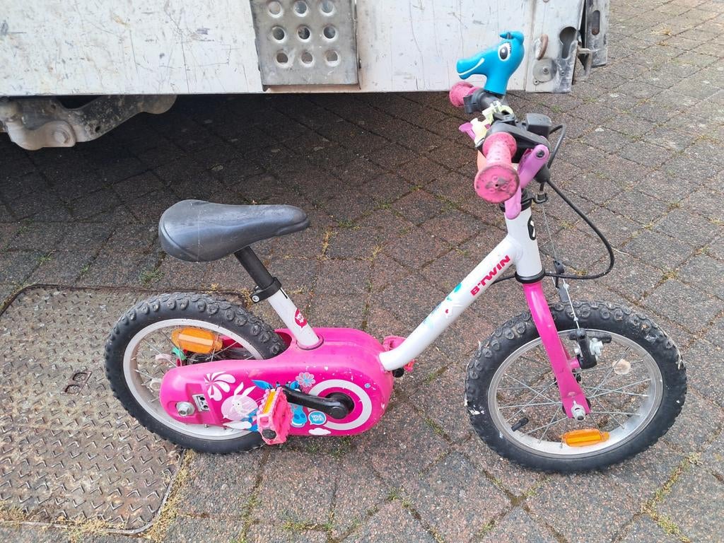 Kinderfiets 14 inch, Ophalen