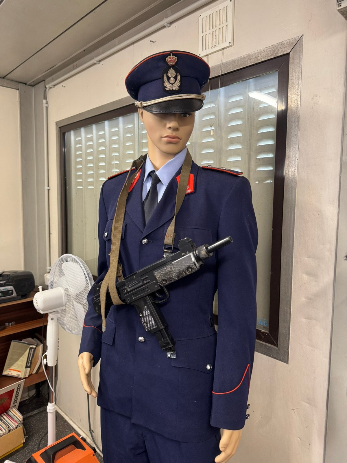 Paspop Rijkswacht met uniform, Verzamelen, Ophalen, Rijkswacht