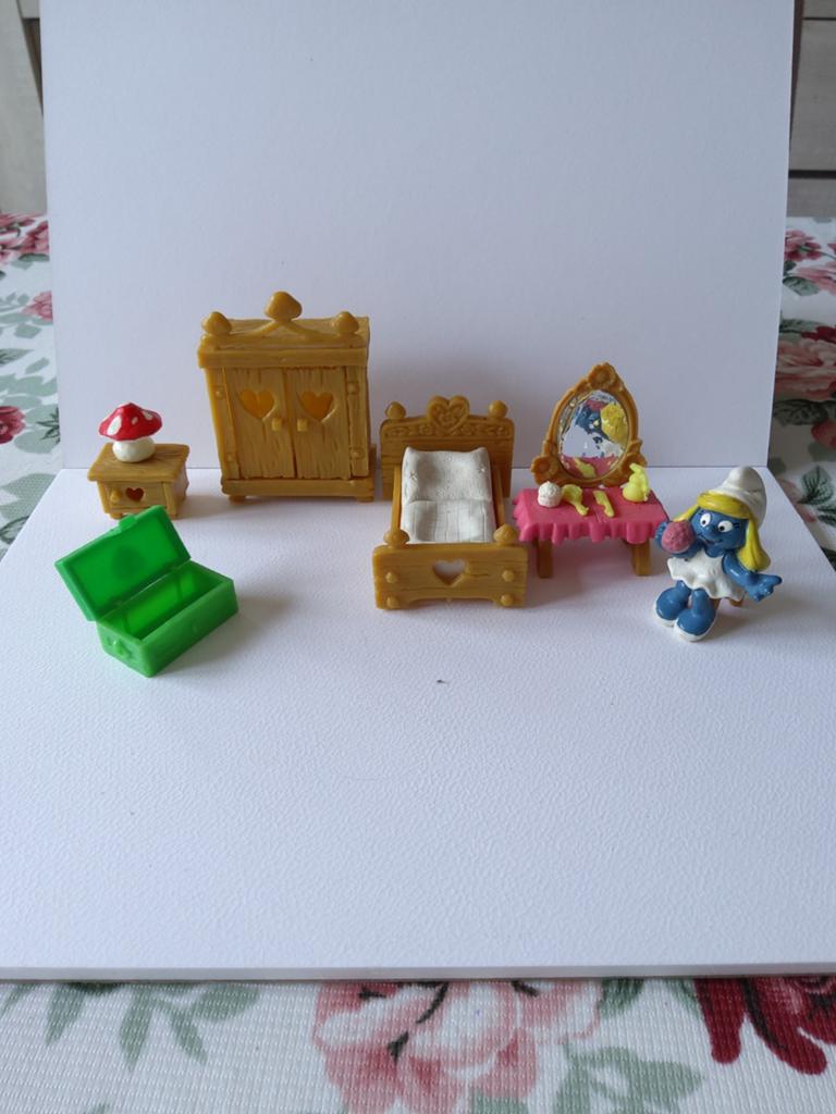 De slaapkamer van Smurf de Smurfin, Ophalen of Verzenden, Zo goed als nieuw, Smurfin, Poppetje, Figuurtje of Knuffel