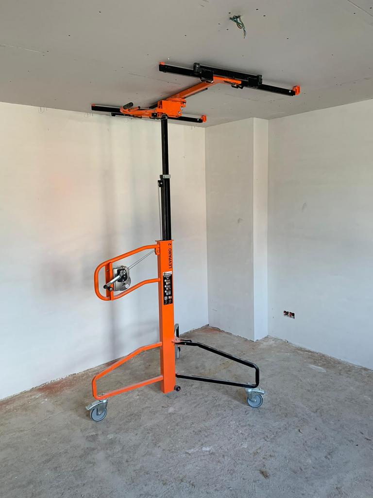 Te huur gyproclift platenlift levpano officiële verhuurder, Doe-het-zelf en Bouw, Ophalen, Zo goed als nieuw