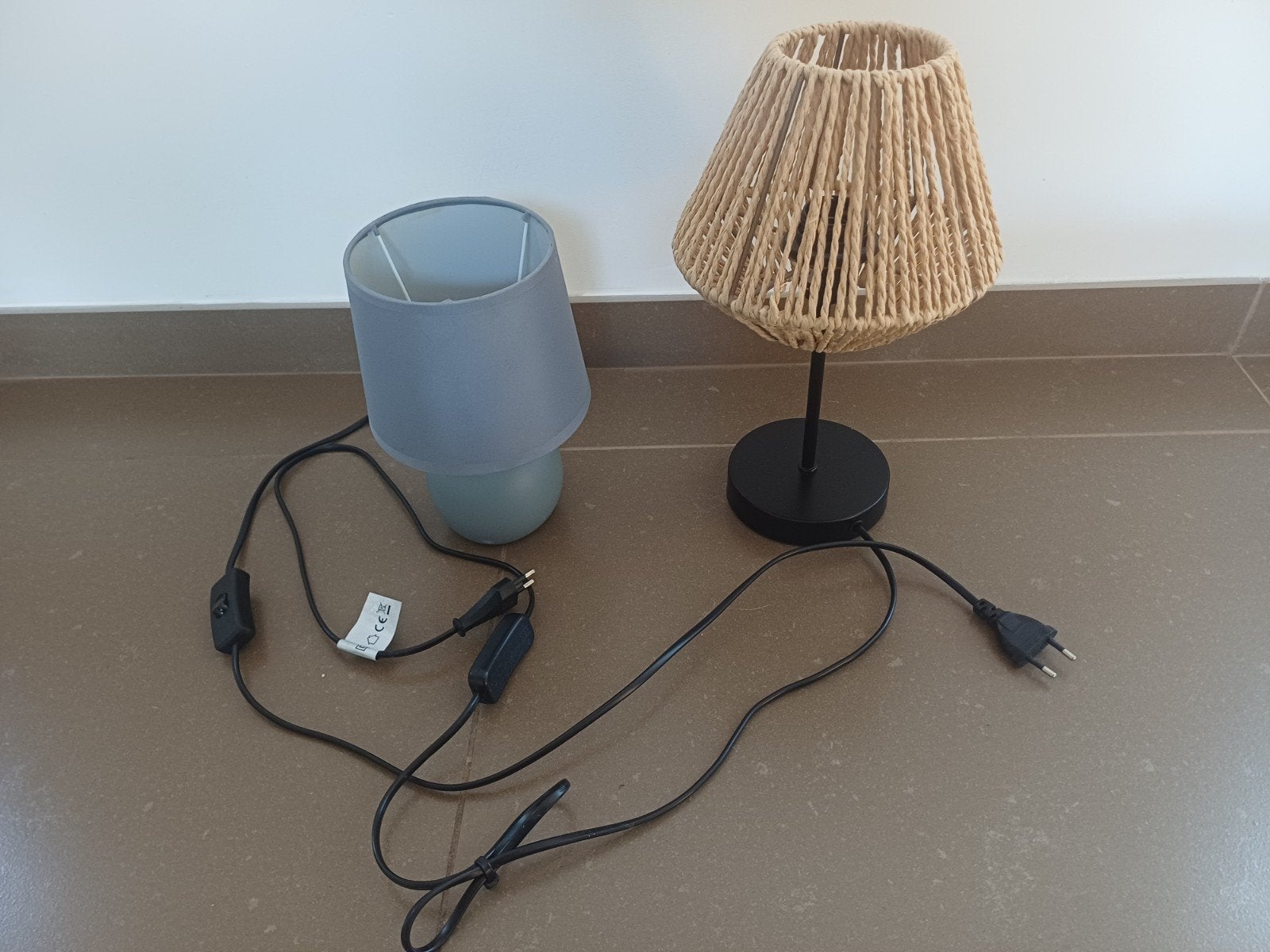 Lot de 2lampes d'appoint, Maison & Meubles, Enlèvement ou Envoi