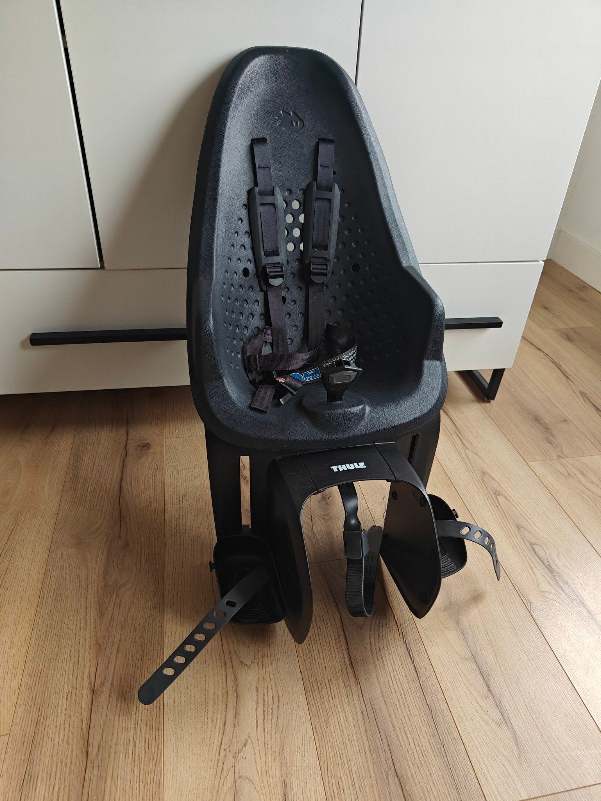 Thule Yepp 2 Maxi achterzitje – Rack Mount – Zwart – 1 jaar, Enlèvement, Comme neuf, Siège arrière