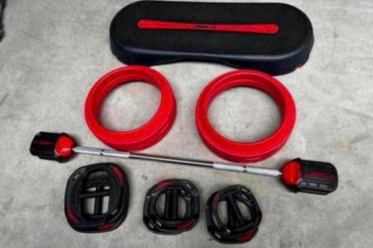 Lesmills Smartbar Set + Lesmills Step, Sport en Fitness, Ophalen, Gebruikt