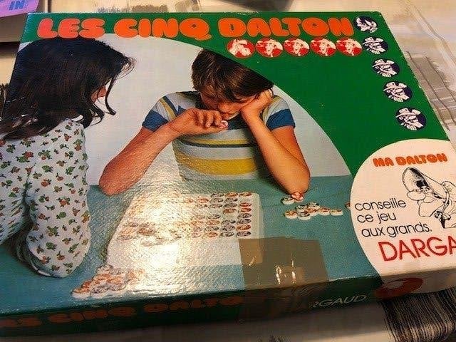 Jeu de plateau, les 5 daltons, Enlèvement ou Envoi, Geen idee, Dargaud, 1 ou 2 joueurs