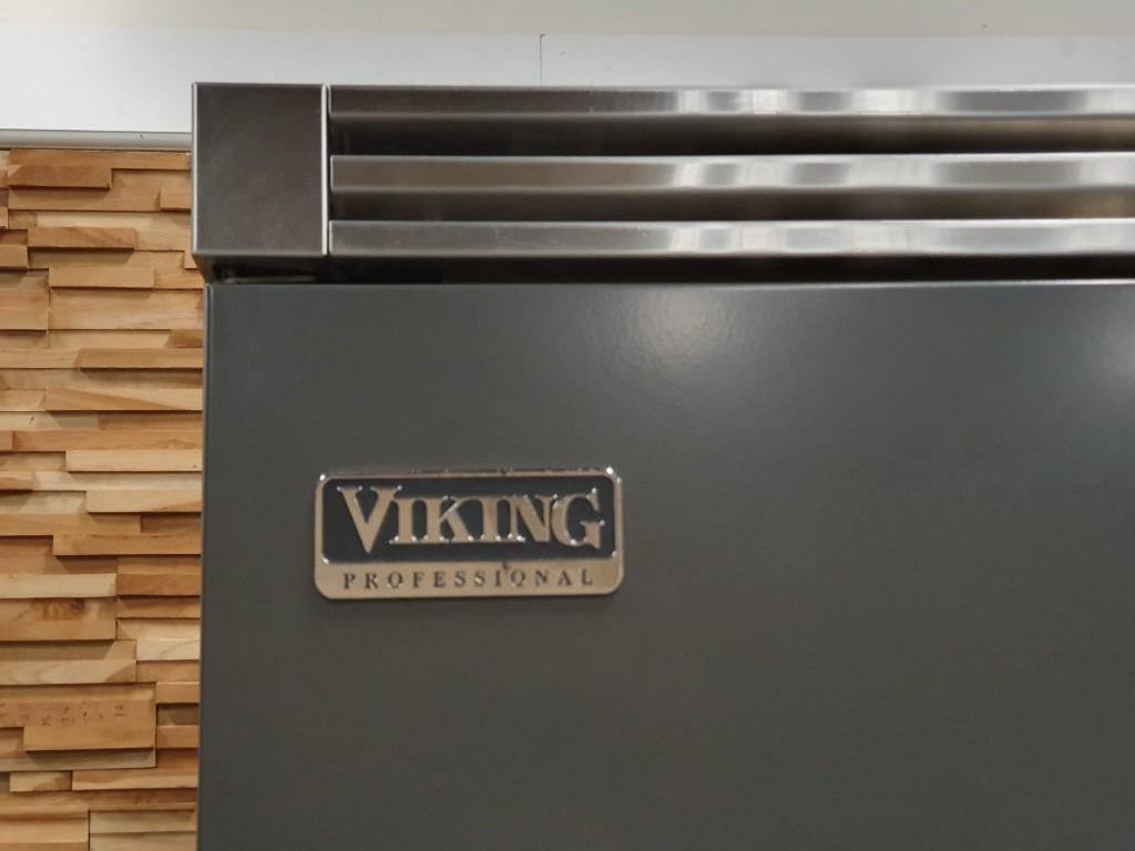 🔥Luxe VIKING inbouw koelkast Antraciet / Damascus Grijs RVS, Ophalen, 200 liter of meer, 60 cm of meer, Met aparte vriezer