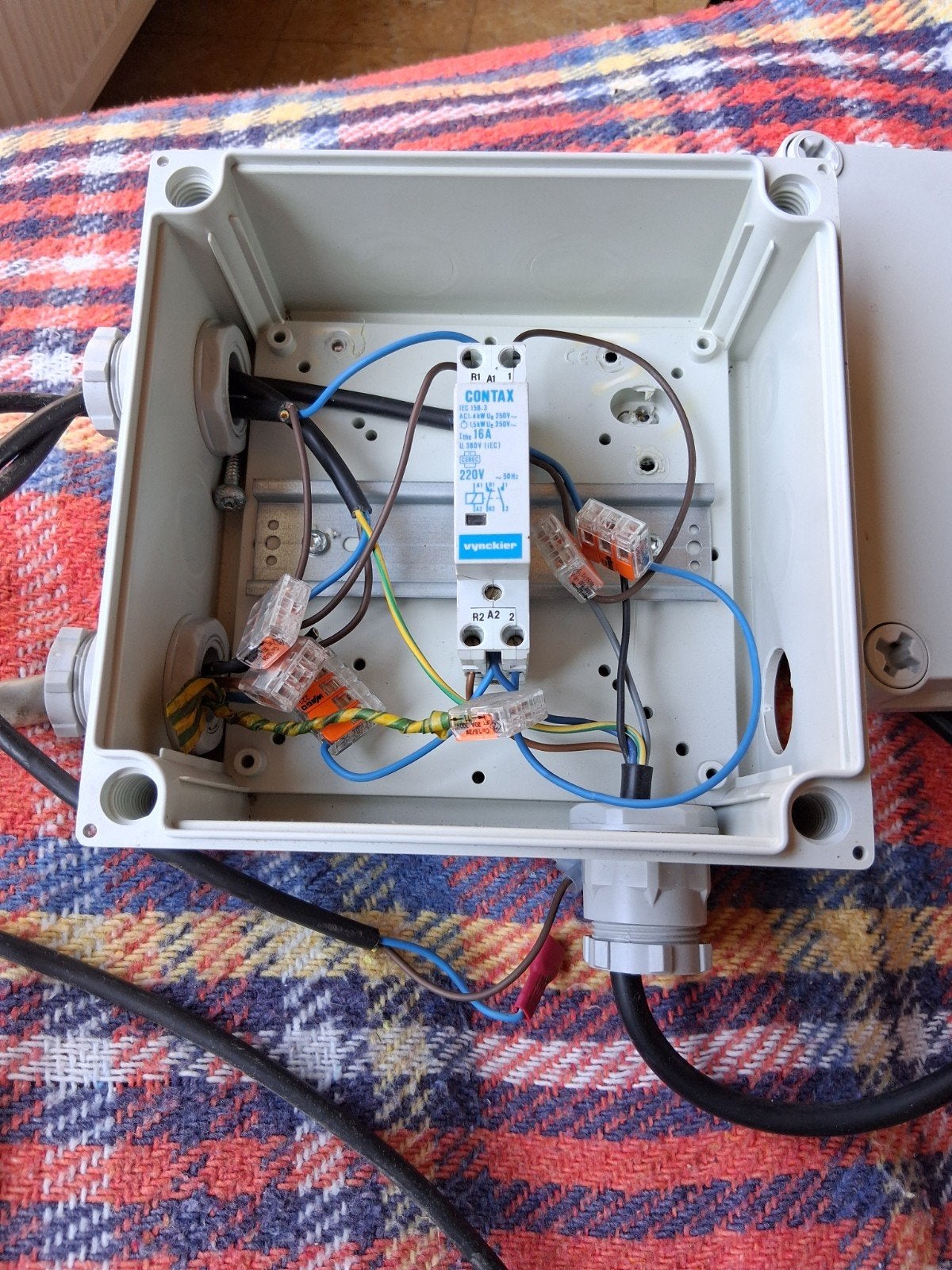 Zekeringkast IP 66 serie  55 dubbele  sluiting, Ophalen, Zo goed als nieuw, Overige merken, Aardlekschakelaar