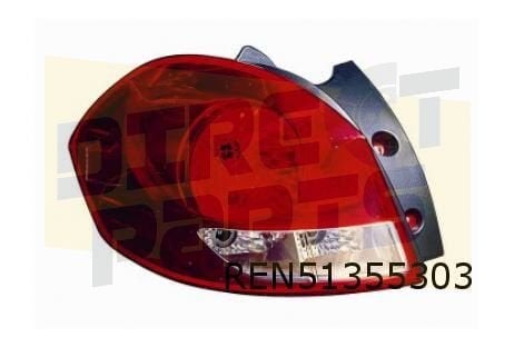 Renault Clio III (10/05-2/09) Achterlicht Links (Grandtour), -, -, Nieuw, -