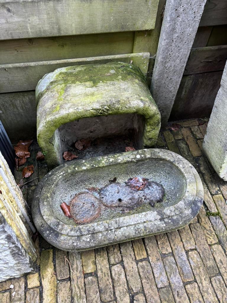 Verschillende arduinen bloembakjes, Tuin en Terras, Waterpartijen en Fonteinen, Ophalen, Gebruikt, Hardsteen