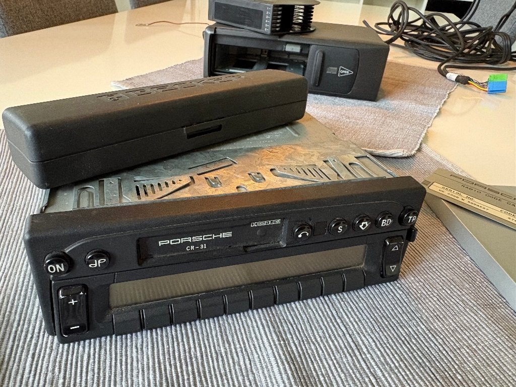 Autoradio Porsche CR-31 multi cd-lader Becker Silverstone, Auto diversen, Ophalen, Gebruikt