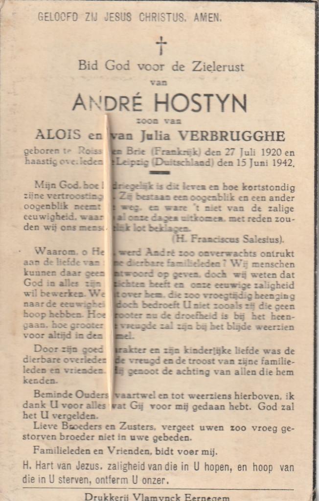 Oorlogsslachtoffer : 1940-45, Verzenden