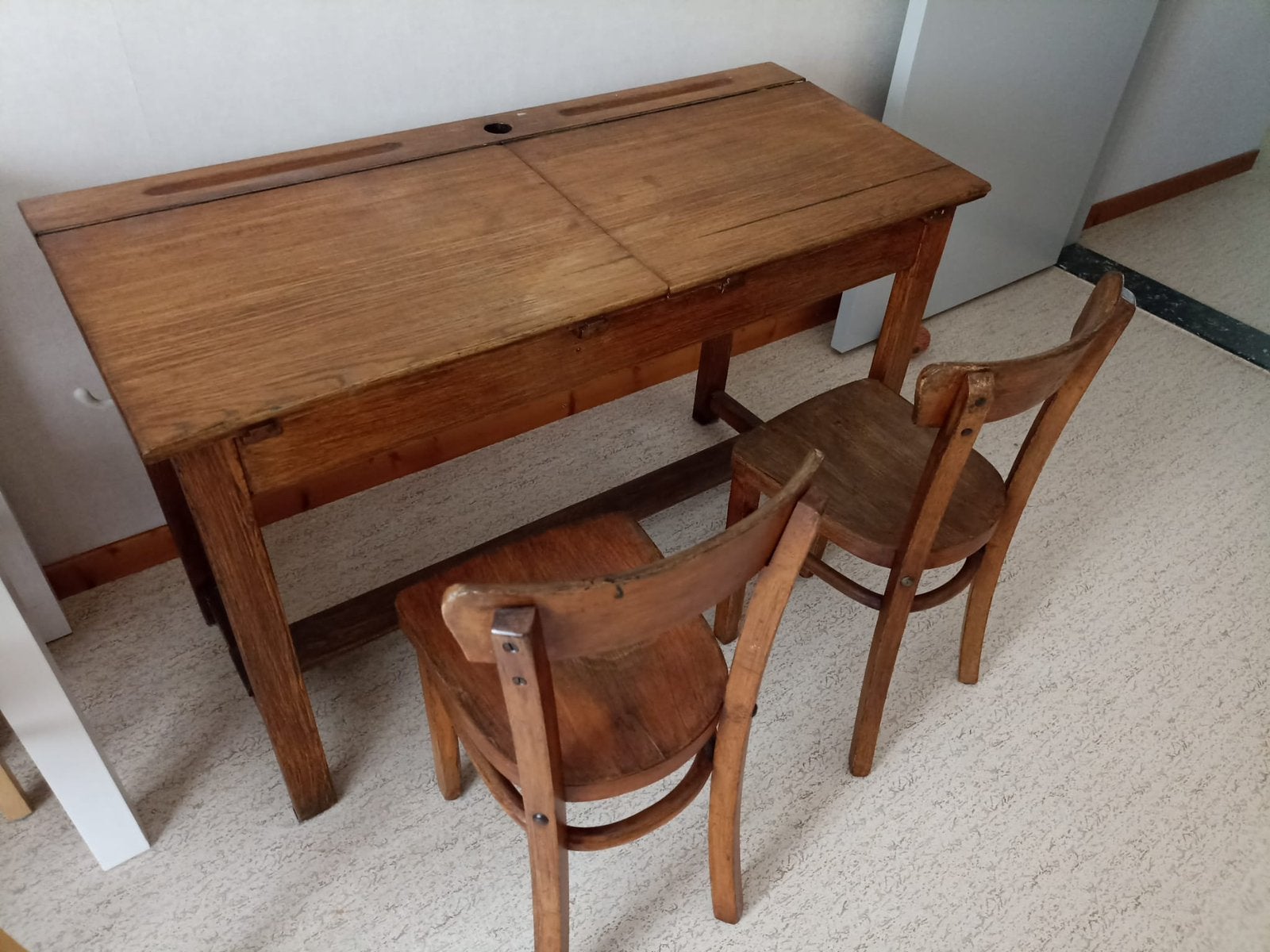 Antieke lessenaar, Huis en Inrichting, Ophalen, 100 tot 150 cm, Zo goed als nieuw, 25 tot 50 cm
