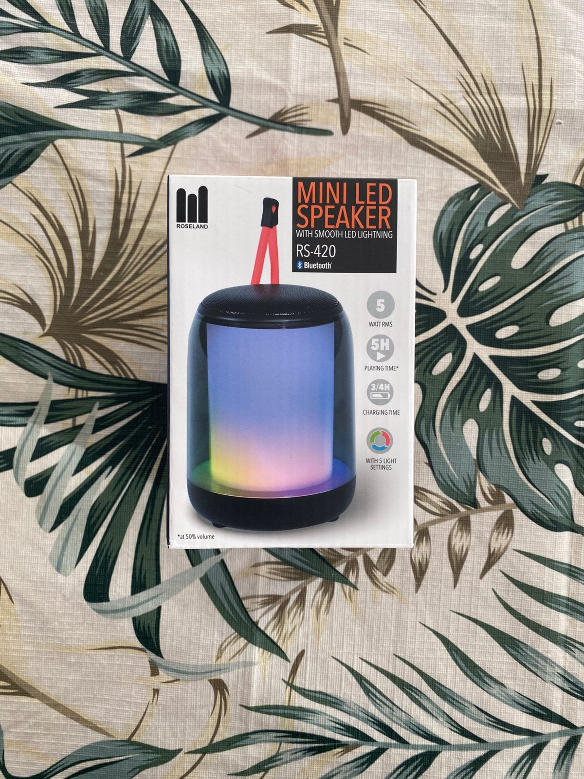 Haut-parleur Roseland Mini LED RS-4220, Bluetooth, Enlèvement, Comme neuf, Enceinte portable