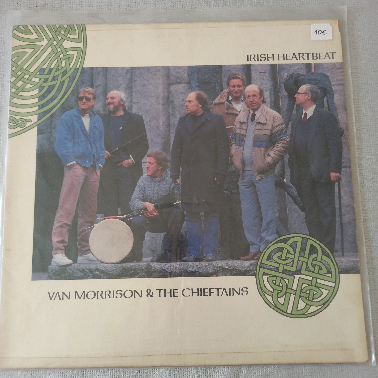 Lp - Van Morrison & The Chieftains - Irish heartbeat, Cd's en Dvd's, Vinyl | Rock, Ophalen of Verzenden, LP