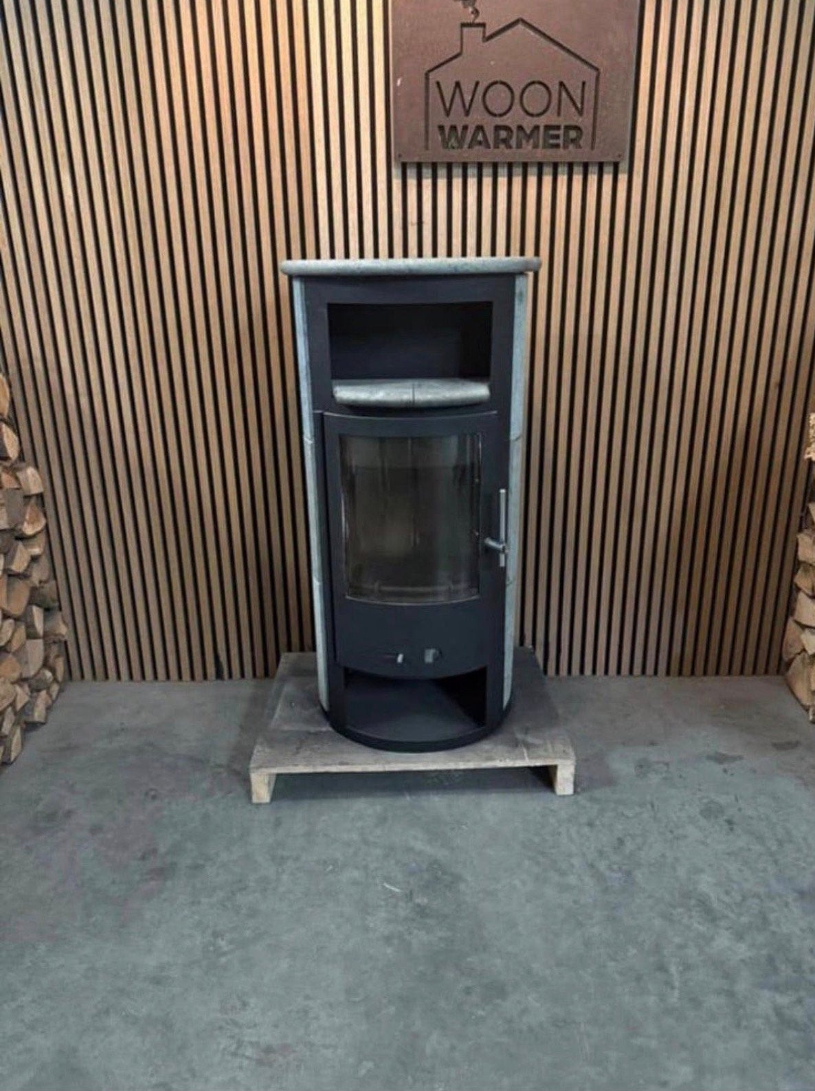 Poêle à stéatite 26059 Drooff 7 kW, Enlèvement, Utilisé, Bois, Autoportant