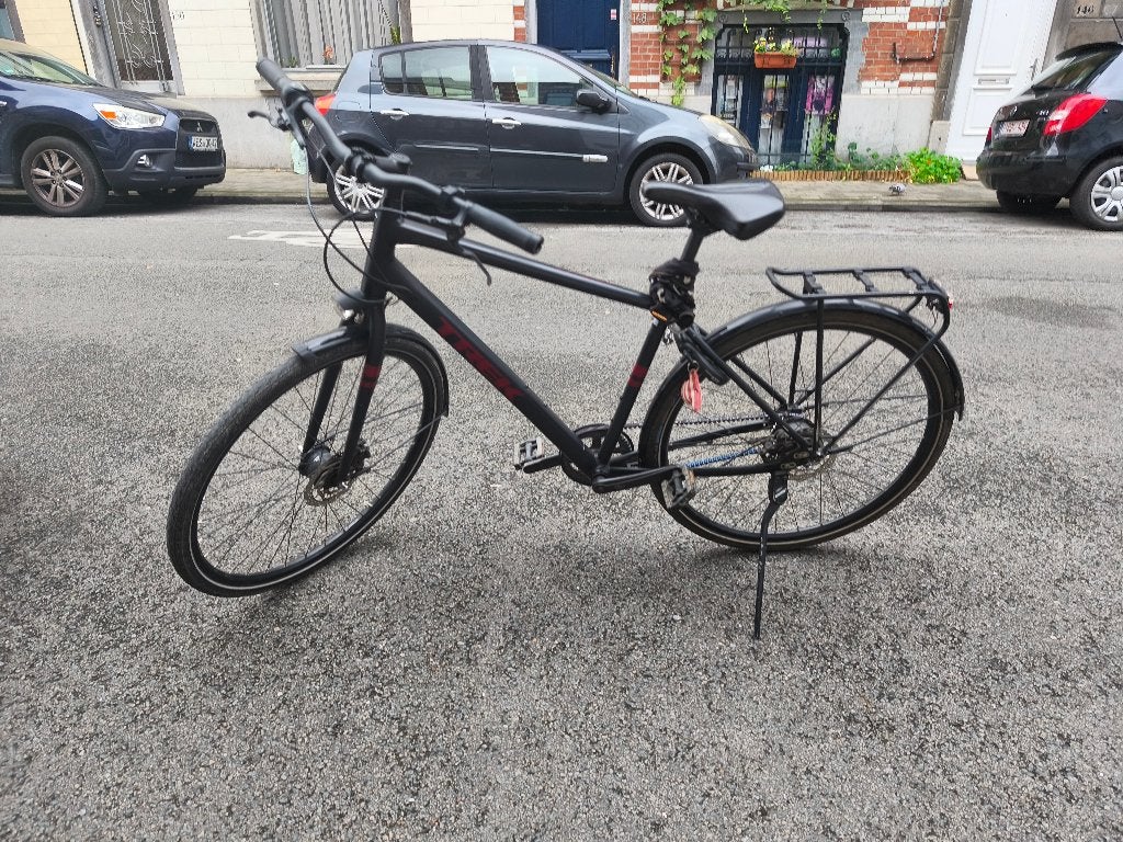 Trek district 3 stadsfiets maat L, Fietsen en Brommers, Versnellingen, Zo goed als nieuw, 57 tot 61 cm, Schijfrem