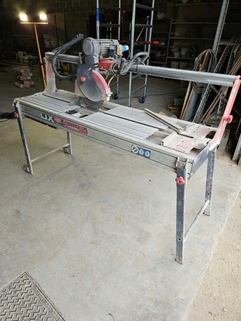 Scie à carrelage sur table RUBI DX-350, Enlèvement, Utilisé, 1200 watts ou plus, Autres types