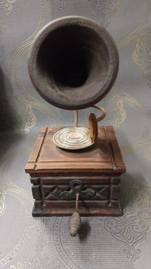 Tourne-disque/coffret décoratif His Master's Voice, Enlèvement ou Envoi