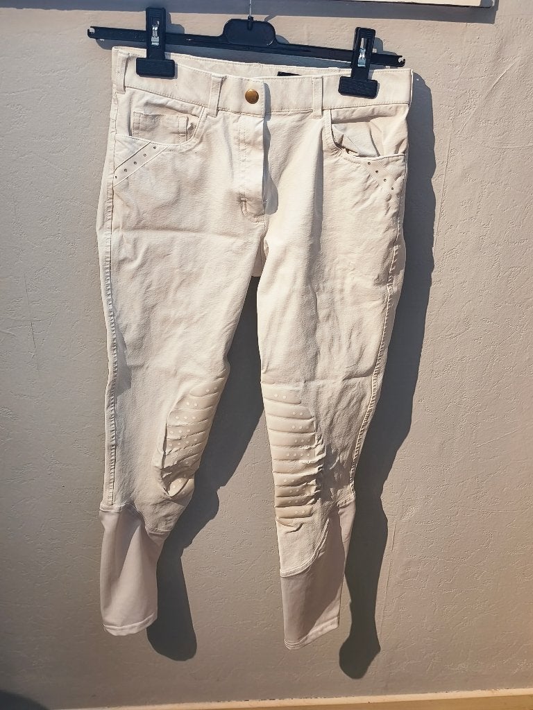 Pantalon Blanc Equitation Taille 40, Autres marques, L, Femmes, Enlèvement