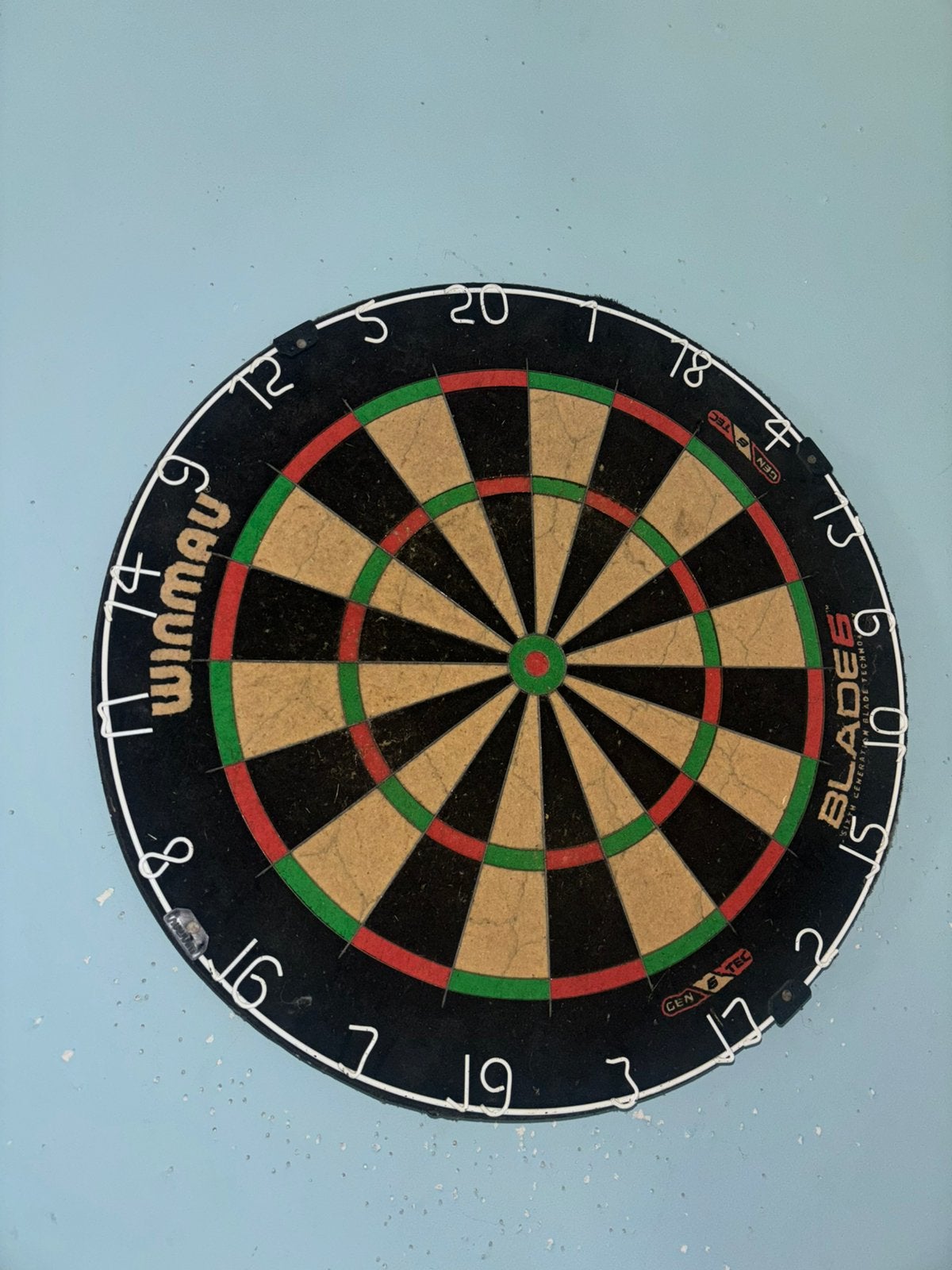 Winmau Blade 5 dartbord – gebruikt, Ophalen, Gebruikt, Dartbord