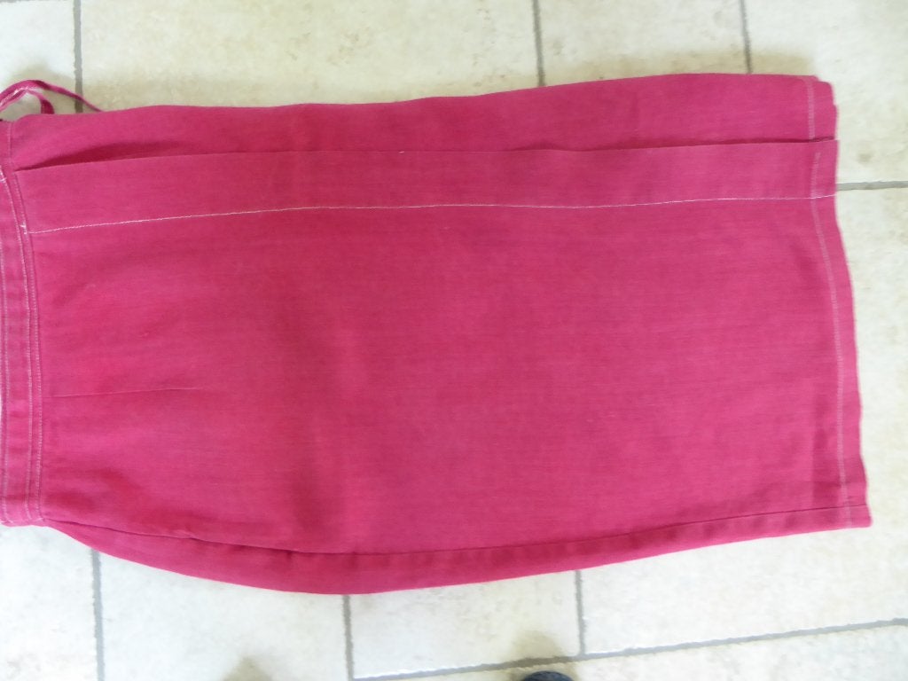 Lange linnen fuchsia rok m 38, Kleding | Dames, Rokken, Ophalen, Zo goed als nieuw