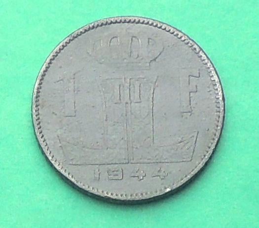 1944 1 frank NLFR occupation, Timbres & Monnaies, Monnaies | Belgique, Envoi, Métal, Monnaie en vrac