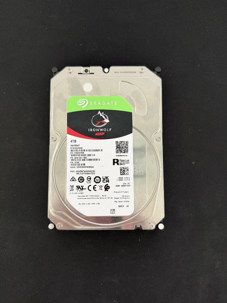 Seagate IronWolf 4TB NAS HDD (ST4000VN006) – Perfecte staat, Computers en Software, Harde schijven, Intern, Gebruikt, Server, HDD