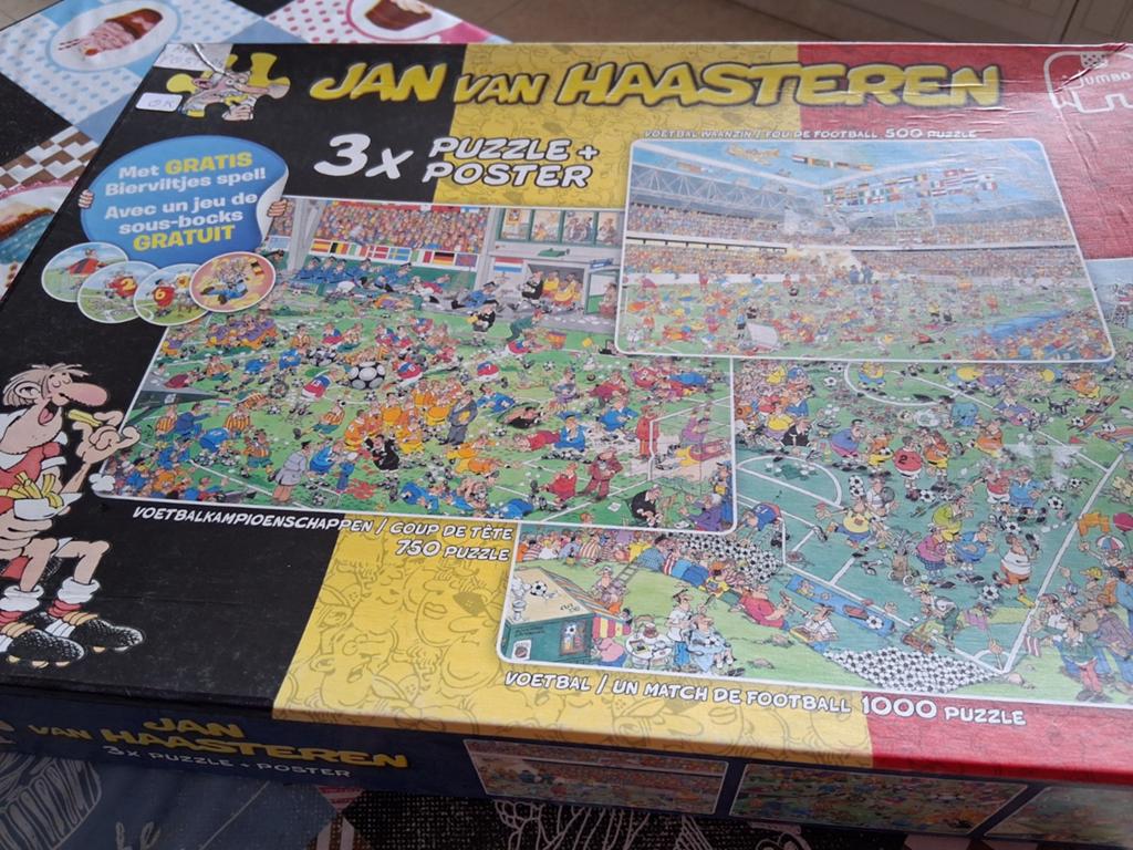 Jan van haasteren 500  750 1000, Hobby en Vrije tijd, Denksport en Puzzels, Ophalen of Verzenden, Meer dan 1500 stukjes, Gebruikt