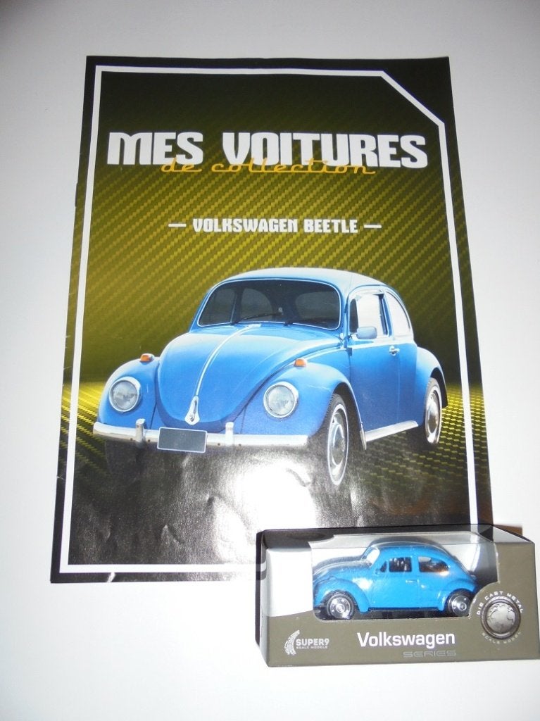 2 Volkswagen mini auto's met Frans informatieboekje, Ophalen of Verzenden, Nieuw, Auto's