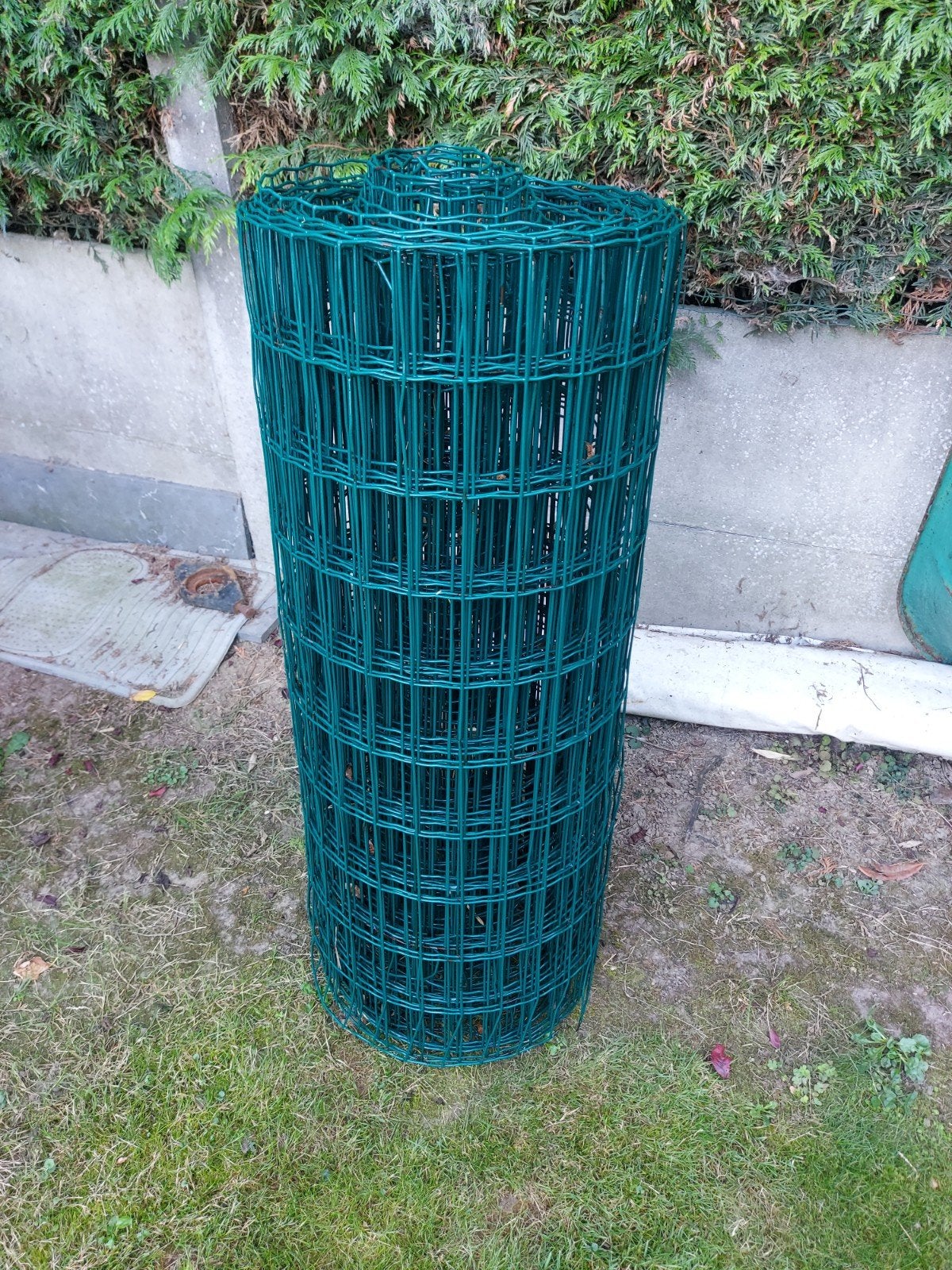 Groene afsluitingdraad 1m hoog.+-20 m, Tuin en Terras, Ophalen, Gebruikt, 20 meter of meer, Draad