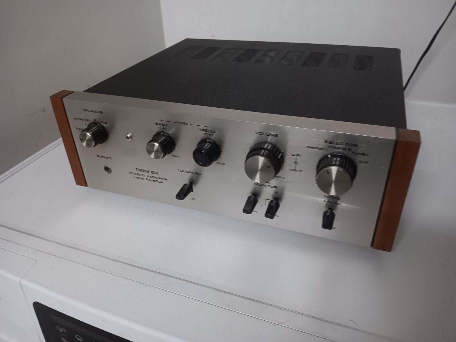 Pioneer SA - Amplificateur stéréo 500A, bon état, Moins de 60 watts, Enlèvement ou Envoi, Stéréo, Pioneer