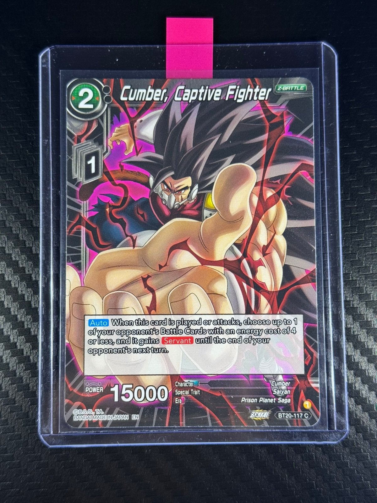 Cumber, Captive Fighter | Power Absorbed | 2023 | #BT20-117, Envoi, Neuf, Cartes en vrac