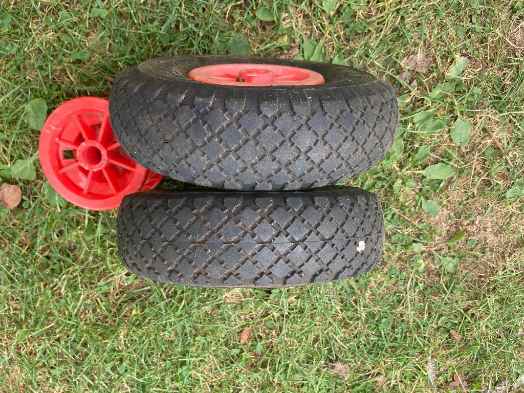 2 roues pour diable ou charrette, Enlèvement, Utilisé, Diable