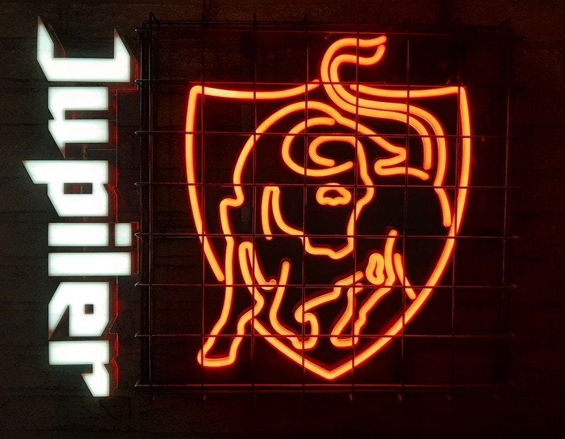 Publicité LED Jupiler, Enlèvement ou Envoi, Comme neuf, Panneau, Plaque ou Plaquette publicitaire, Jupiler
