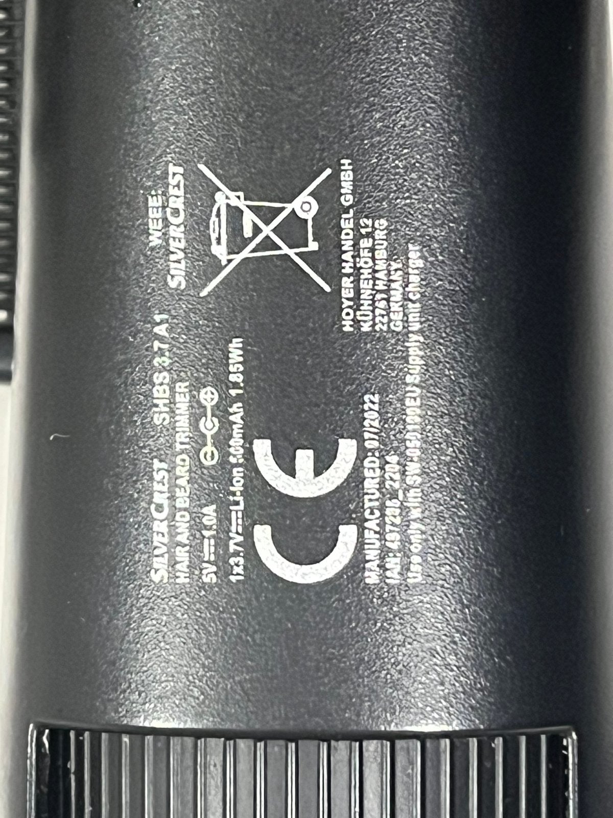 Tondeuse barbe et cheveux silvercrest, Enlèvement ou Envoi, Comme neuf, Tondeuse