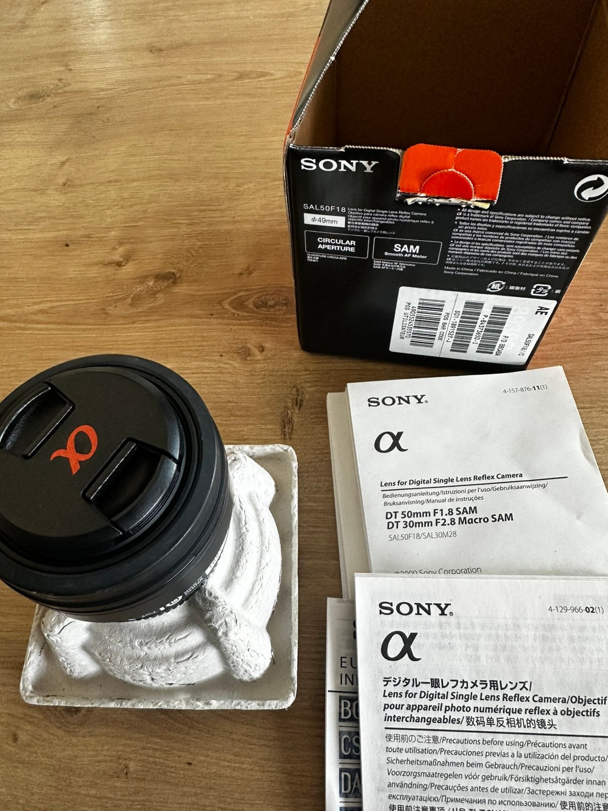 Sony DT 50mm f/1.8 SAM (SAL50F18), Audio, Tv en Foto, Ophalen of Verzenden, Zo goed als nieuw, Sony