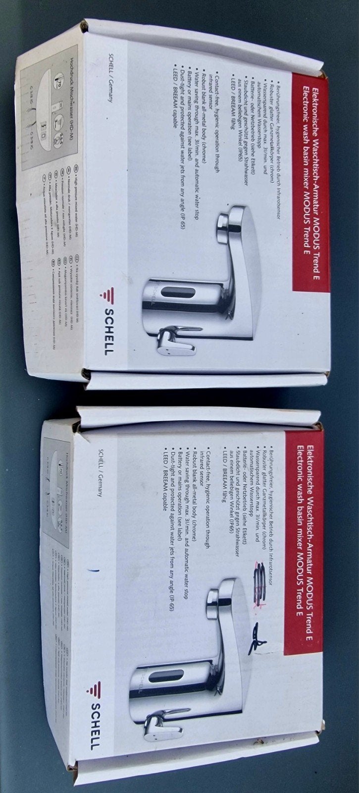 Wastafelkraan SCHELL, Doe-het-zelf en Bouw, Sanitair, Ophalen