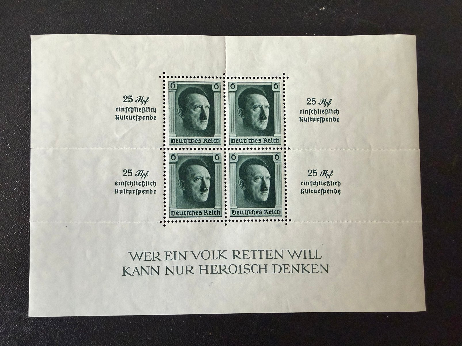 Duitse Rijk 1937 blok 11 postfris, Enlèvement ou Envoi