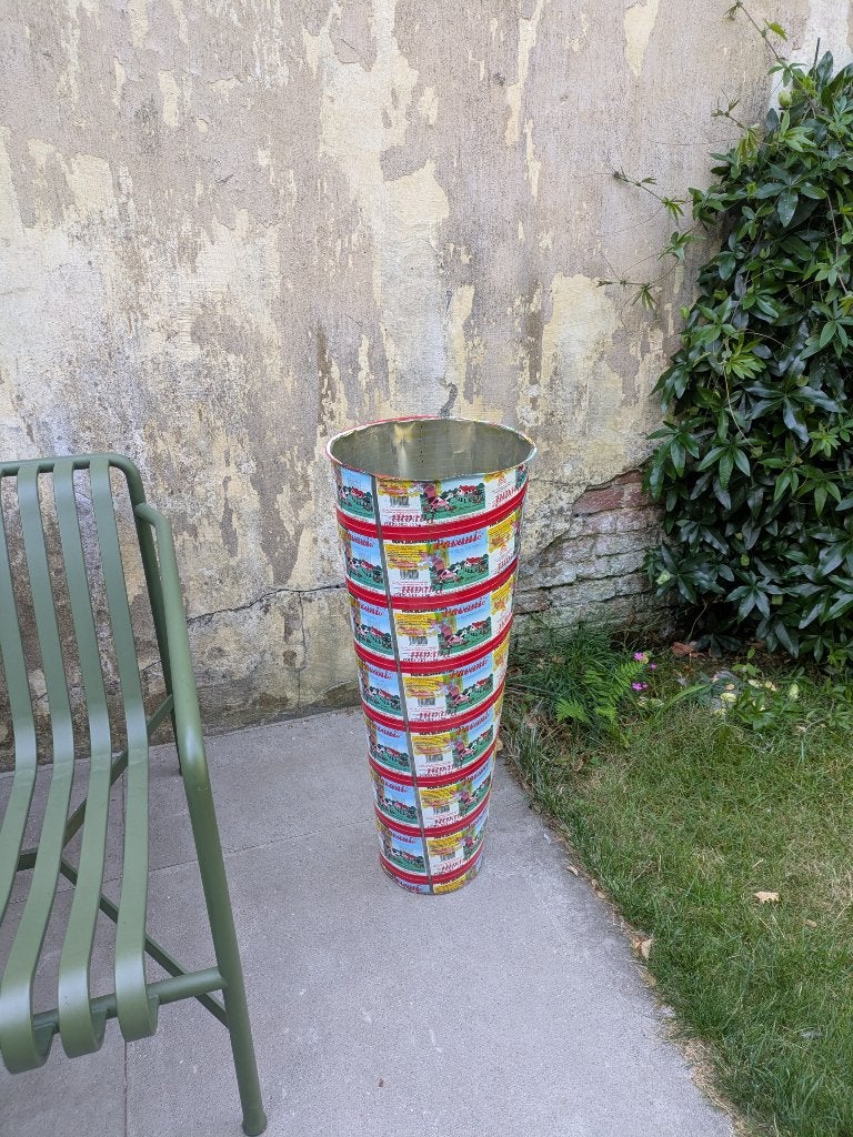 Afrikaanse bak/pot decoratie, Ophalen, Gebruikt