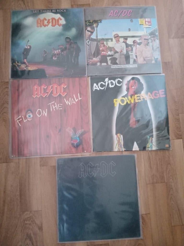 AC/DC 5 elpees, CD & DVD, Enlèvement, Comme neuf, 12 pouces, Hard rock