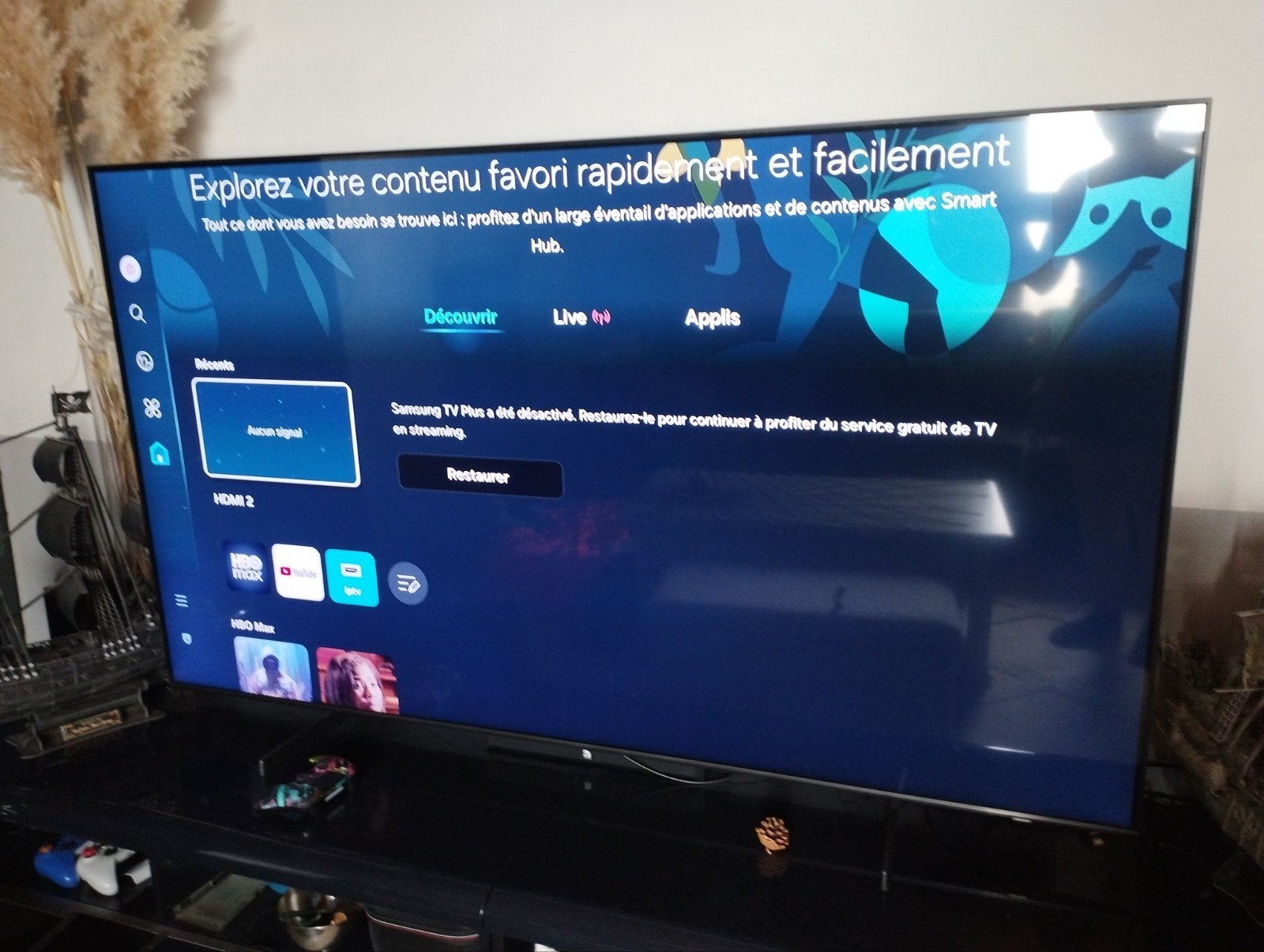 TV Samsung QE75Q60CAUXXH 75 pouces (109,5cm), QLED, 50 Hz, Enlèvement, Utilisé