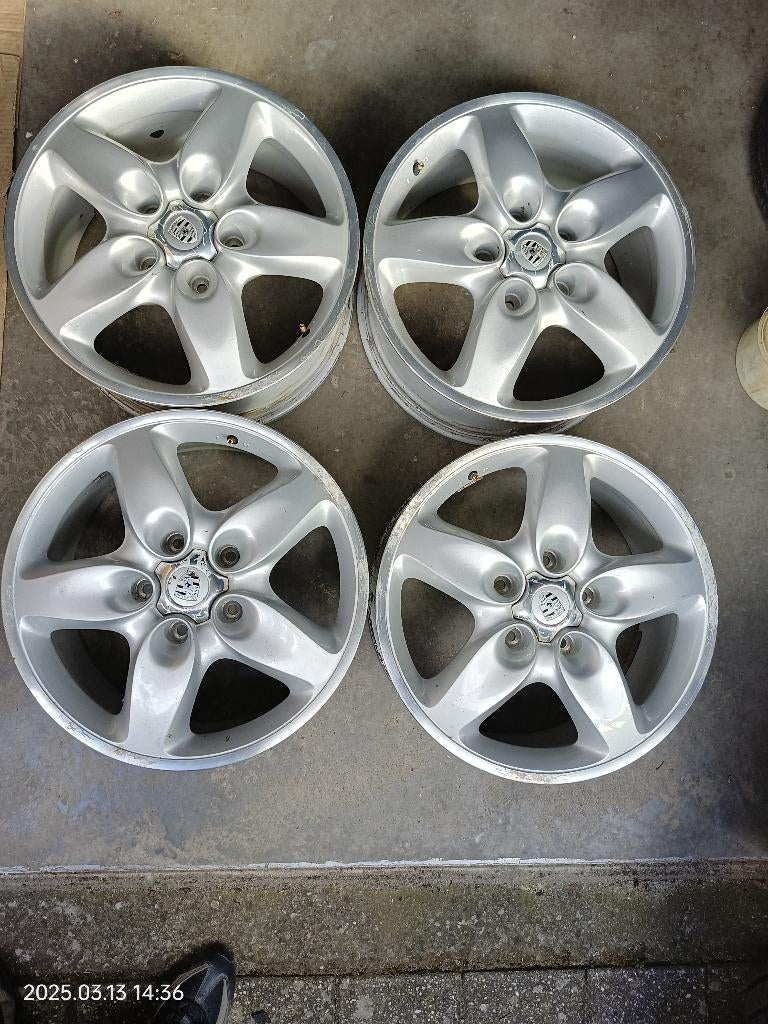 4 velgen Porsche Panamera, Auto-onderdelen, Banden en Velgen, Ophalen, Gebruikt, Velg(en)