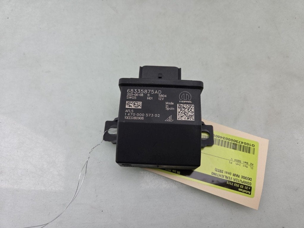 COMPUTER VERLICHTING RAM 1500 Crew Cab (DS), Auto-onderdelen, Elektronica en Kabels, Overige automerken, Gebruikt