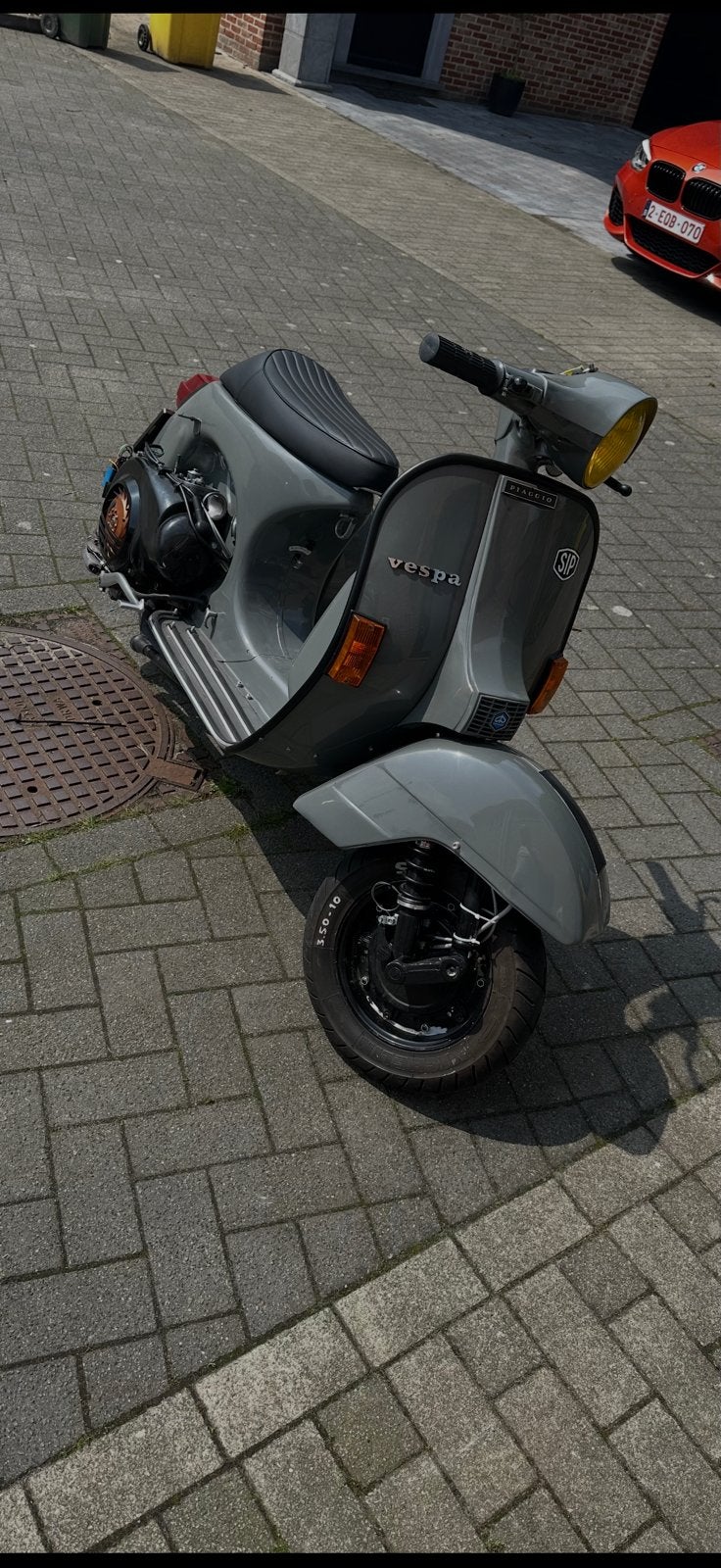 Vespa p125x, Ophalen, Gebruikt
