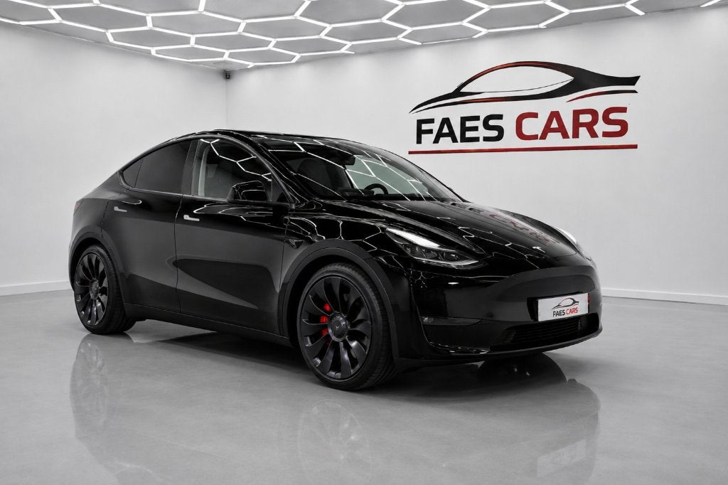 Tesla Model Y Performance Dual Motor 393 Kw, Auto's, Tesla, Automaat, Euro 6, Zwart, Leder