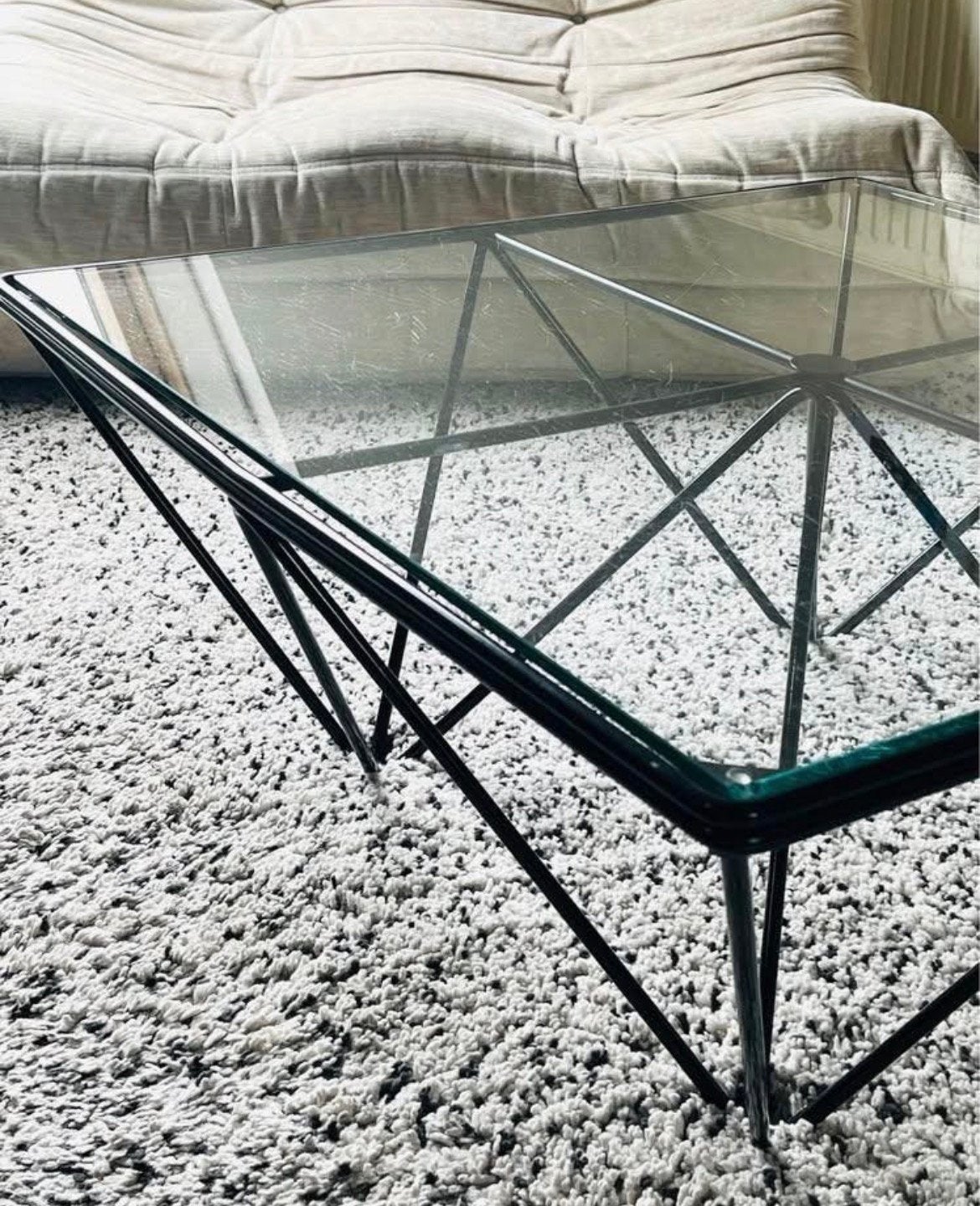 Salontafel Paolo Piva Style - Alanda, Ophalen, Gebruikt, 50 tot 100 cm, 50 tot 100 cm